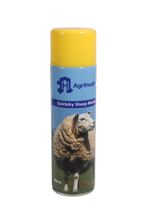 SHEEP SPRAY MARKER AGRIHEALTH 500ML YELLOW