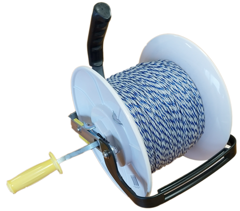 Forcefield Geared Reel - Loaded 400m Polywire (6 Strand)