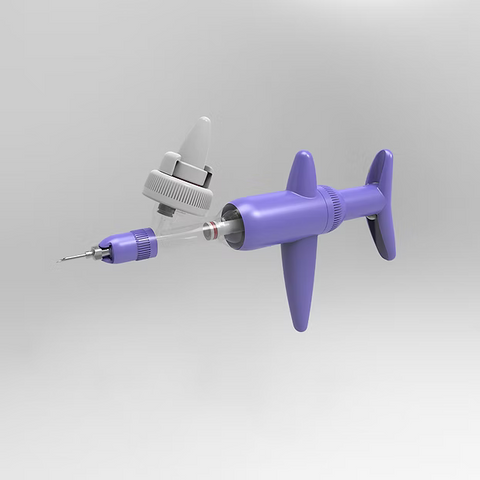 Simcro Compact Purple 2ml Variable Dose Bottle Mounted Injector