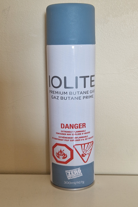 Iolite Gas Canister 300ml for Portasol Dehorner