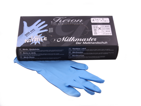 GLOVES NITRILE MILKMASTER S 30CM (50)