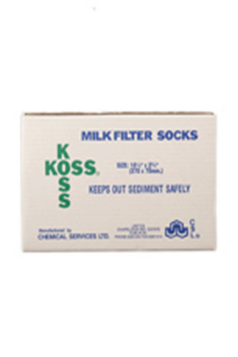 MILK FILTER SOCKS KOSS 18" X 2.25" (100)***