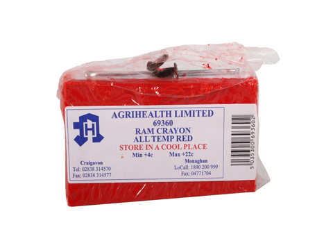 RAM CRAYON ALL TEMP RED