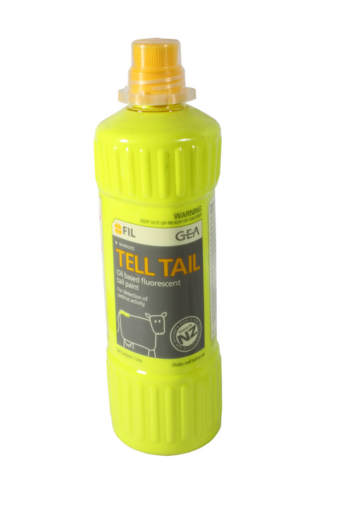 TAIL PAINT (TELL TAIL) 1L YELLOW