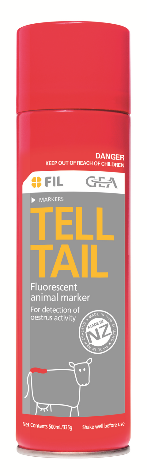 TAIL PAINT (TELL TAIL) AEROSOL RED 500MLS