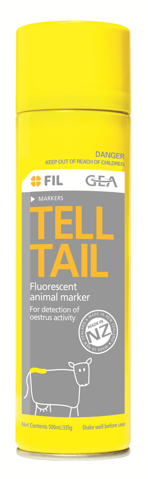 TAIL PAINT (TELL TAIL) AEROSOL YELLOW 500MLS
