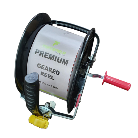 GEARED REEL PREMIUM - LOADED 400M POLYWIRE (9 STRAND)