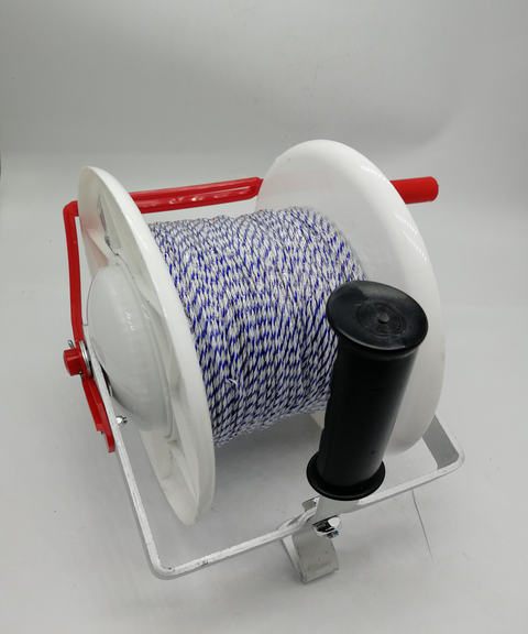 GEARED REEL STANDARD - LOADED 400M POLYWIRE (6 STRAND)